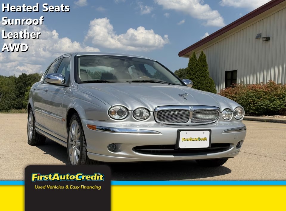 Gray 2007 Jaguar X-TYPE Sedan All-Wheel Drive 5-Speed Automatic Overdrive