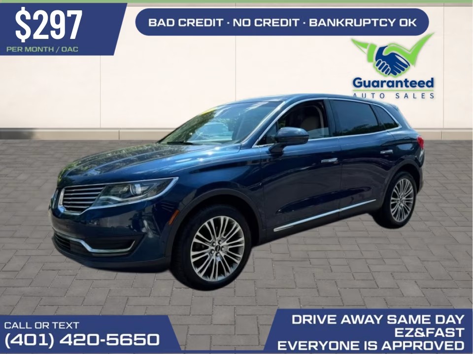 Blue 2017 Lincoln MKX SUV / Crossover All-Wheel Drive Automatic