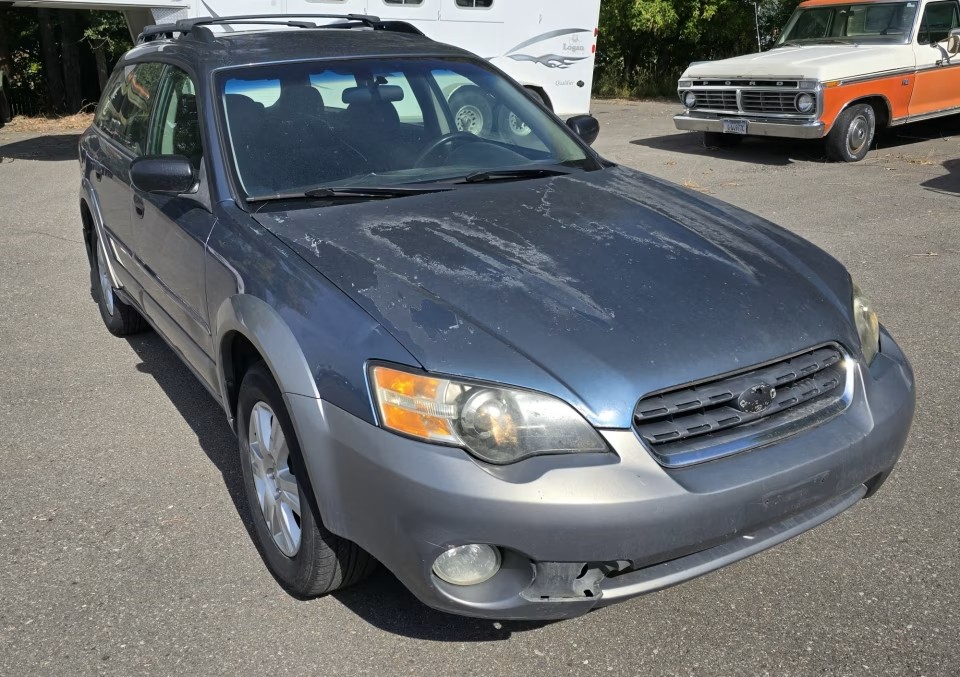 Blue 2005 Subaru Outback Wagon All-Wheel Drive Automatic